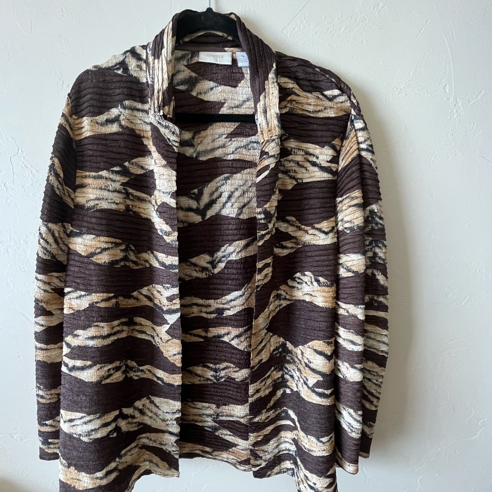 Chico's Open Front Lightweight Cardigan/Blouse